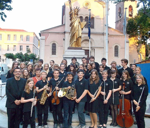 Denzlingens Schulorchester suchte die groe Freiheit.   | Foto: Helena Kiefer