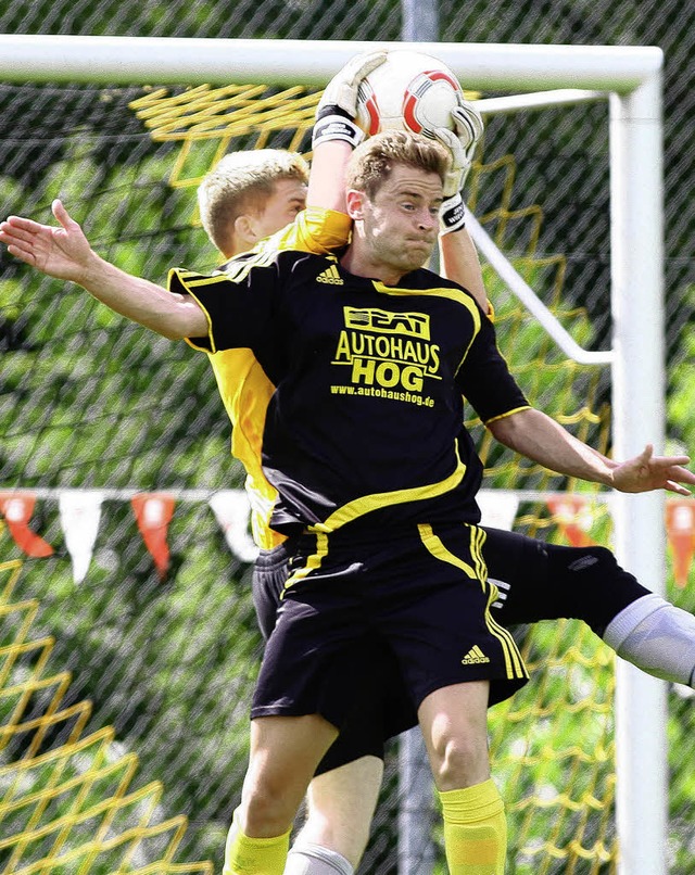 FussballMuenchweier vs. AppenweierMarcel Traenkle (Muenchweier #9) vorn,  | Foto: Peter Aukthun-Grmer