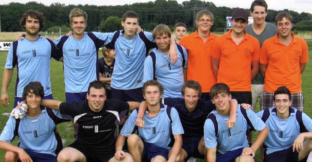 Freude beim Jugendkeller-Team ber den Sieg  | Foto: Helmut Hassler