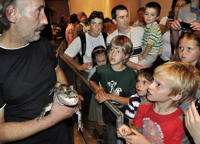 Reptilienschau in der Stadthalle  | Foto: Nicolai Kapitz