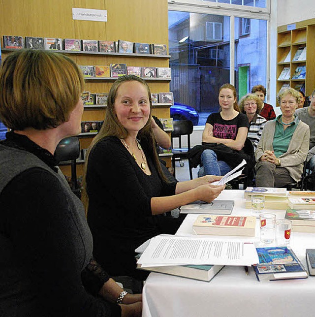 Um neuere russische Literatur ging es in der Stadtbibliothek.   | Foto: Mink