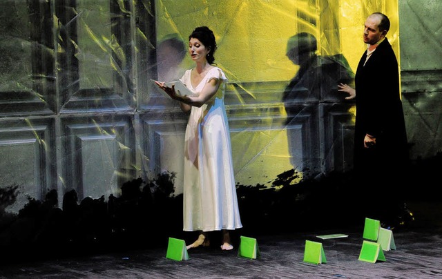 Komponierte Gestalten: Ana Camelia Ste...(Ophlie) und Stphane Degout (Hamlet)  | Foto: alain kaiser
