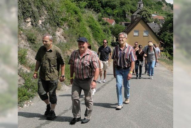 Viele Besucher beim Wasenweiler Weinfestival