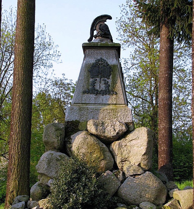 Das Kriegerdenkmal wurde vor 100 Jahren enthllt.   | Foto: Privat