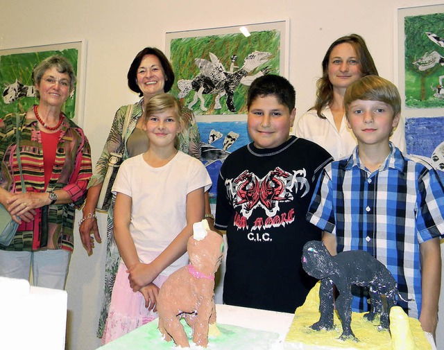 Mit einer Ausstellung endet  das Kunst...chendorff- und Astrid-Lindgren-Schule.  | Foto: kunstschule