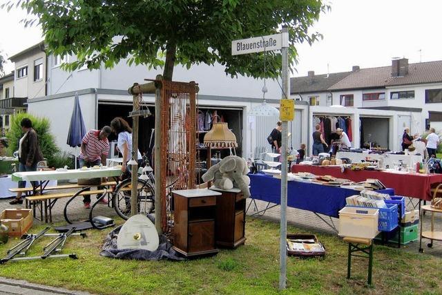 Flohmarkt im Quartier lockt