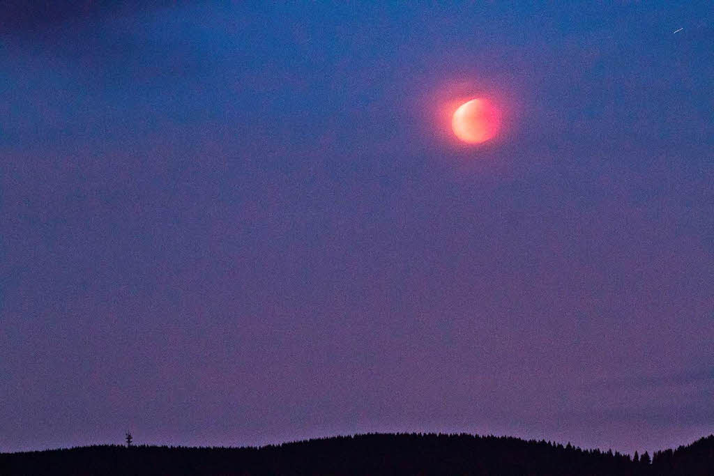 Die totale Mondfinsternis – fotografiert in Elzach im oberen Elztal Die totale Mondfinsternis – fotografiert in Elzach im oberen Elztal