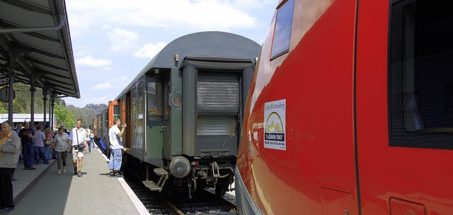 Pendelzge der Bahn sind zwischen Waldshut und Weizen im Einsatz.   | Foto: BZ