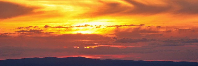 Abendstimmung auf dem Langenhard  | Foto: Axel Fleig