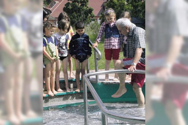 Kneippen schon im Kindergartenalter