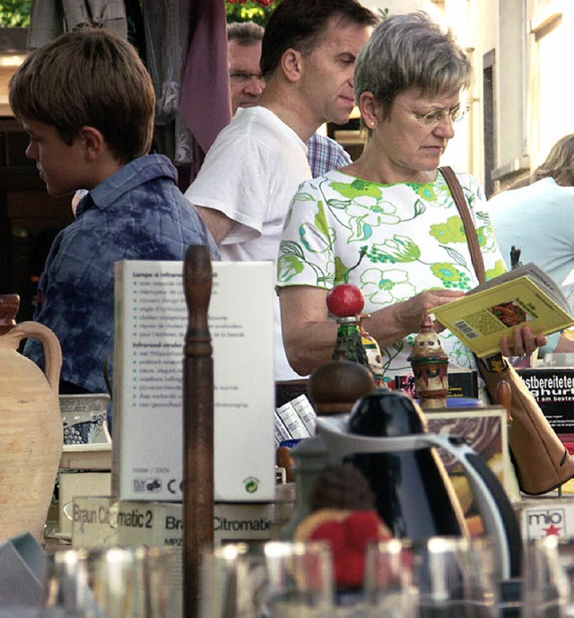 Zum Straenflohmarkt bittet der Gewerbeverein zum siebten Mal  in den Ortskern.   | Foto: Charlotte Frse