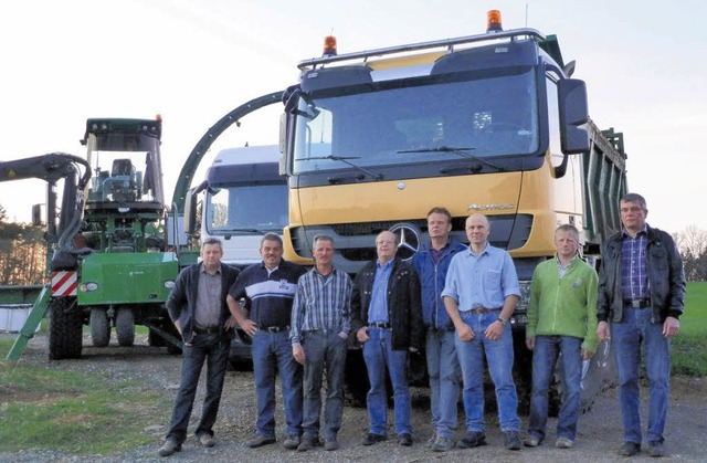 Die Mura hat aufgerstet. Stolz prsen...cksler im Fuhrpark der Gesellschaft.    | Foto: Bingold