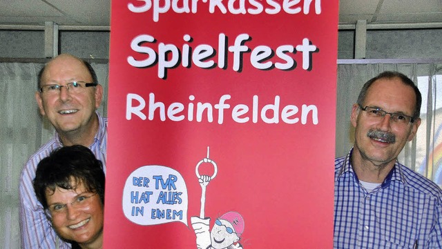 Freuen sich auf das Spielfest (von lin...s Raab, Ina Heidemann und Peter Meier   | Foto: Ralf Staub