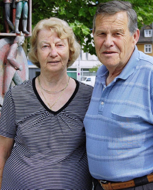 Auswanderer Armin Krber mit  Frau.   | Foto: Marius Jaeger