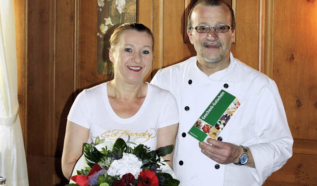 Gste willkommen: Kurt Kissel und Frau Vera im &#8222;Bren&#8220;.   | Foto: ZVG