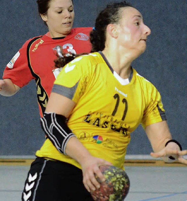 Die erste Frauenmannschaft des TVG-Han...bt in der dritten Handball-Liga Sd.    | Foto: Dippel