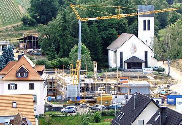 Blick zurck: die Baustelle in der Ortsmitte im Mai 2009.  | Foto: Tanja Bury