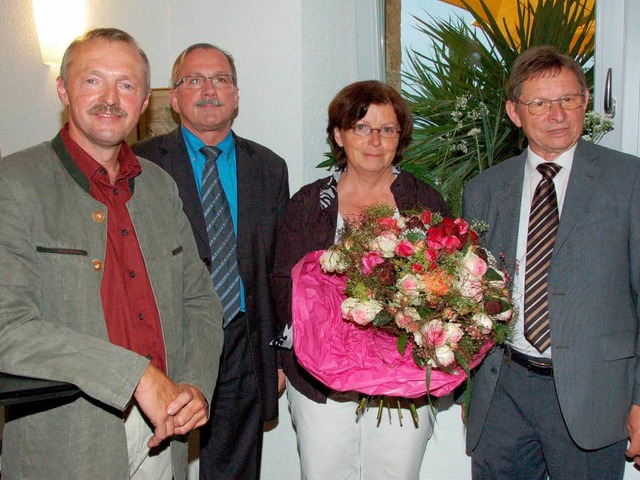 Sie ziehen eine positive Bilanz des Gr...mann, Gerda Kauschat und Heinz Trogus.  | Foto: Gerold Zink