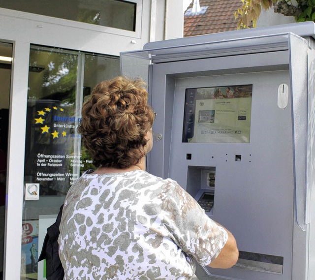 Informieren und Buchen ist am Informator mglich.   | Foto: adelbert mutz