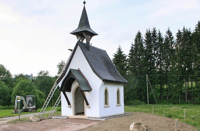 Die Kapelle &#8222;Maria im Moss&#8220...chnamstag ihrer Bestimmung bergeben.   | Foto: Dieter Maurer