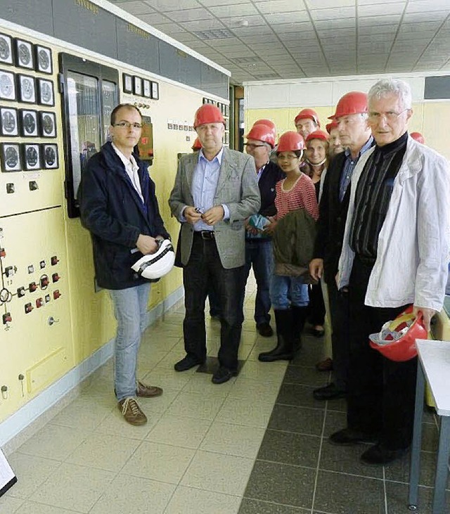 Deutsche und elsssische Ingenieure informieren sich in Gerstheim.   | Foto: BZ