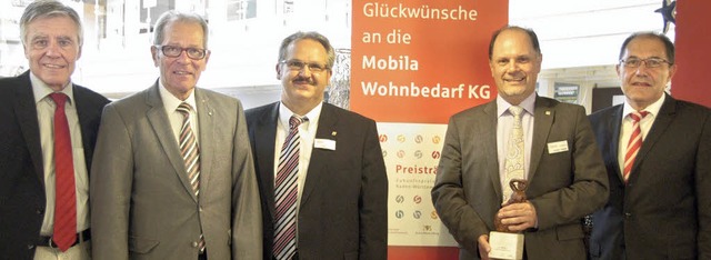 Anerkennung bei der Feierstunde des Ha...Holger Wick, Achim Fiedler, Klaus Jost  | Foto: Ingrid Bhm-Jacob