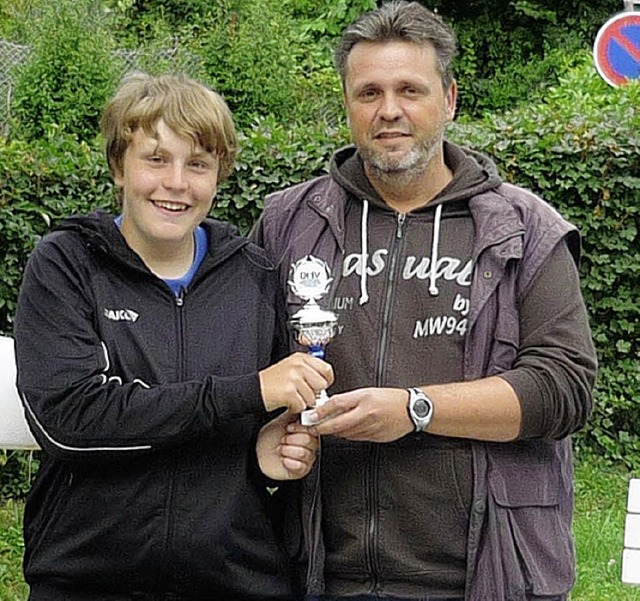 Familie Schwickert aus Haagen siegte beim Minigolf-Turnier.   | Foto: BZ