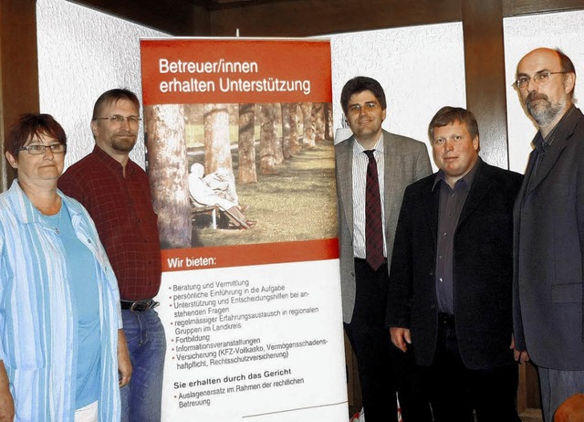 Der Vorstand des SKM-Betreuungsvereins...hannes Schneider und Hermann Huttner    | Foto: Schlatter