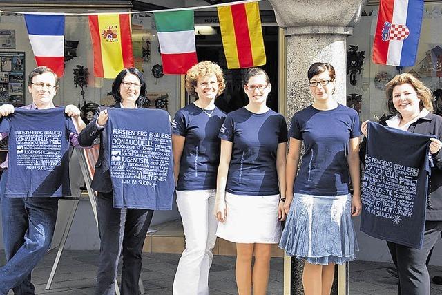 Neues T-Shirt wirbt für Donaueschingen
