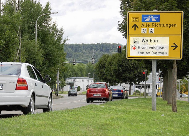 Die Wiesentalstrae ist ein Schwerpunk... in Auftrag gegebenen Verkehrsstudie.   | Foto: Nikolaus Trenz