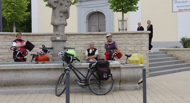 Viele Radfahrer und Wanderer machen in...ekarte deshalb fr sie uninteressant?   | Foto: FOTOS (3): Juliane Khnemund