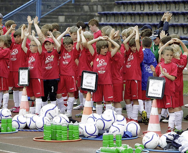 Restlos begeistert: der Nachwuchs  | Foto: CHB