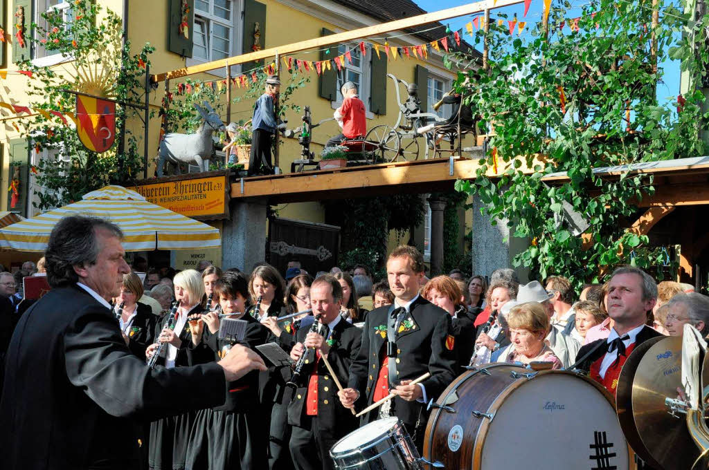 Der Ihringer Musikverein sorgte fr Stimmung.