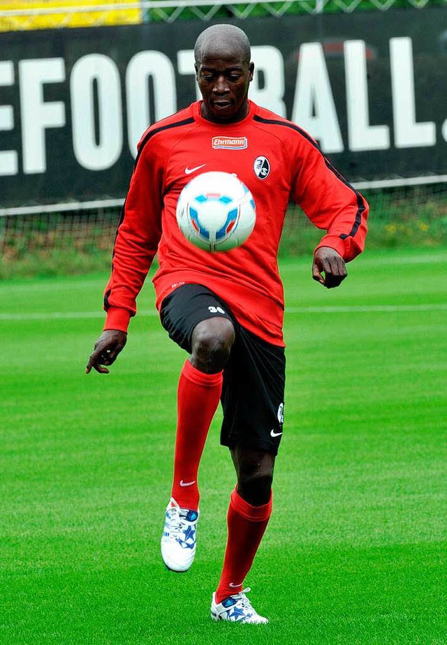 SC-Neuzugang Garra Dembl wurde beim Testspiel in Btzingen geschont.  | Foto: dpa