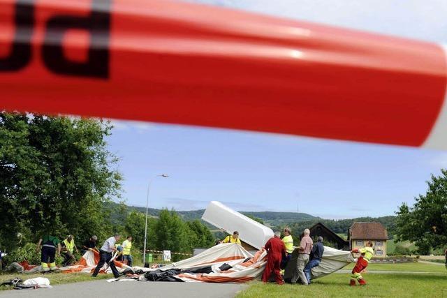 Mann bei Absturz von Gasballon im Aargau getötet