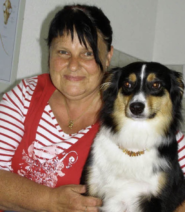 Sylvia Knpfle entwickelte ein Programm fr Hundesenioren.   | Foto: Liane Schilling