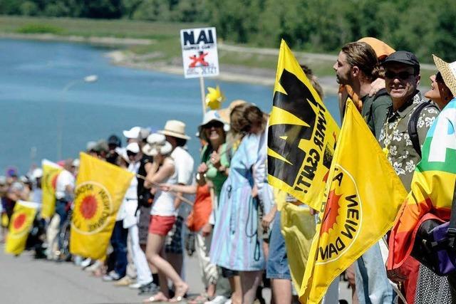 Mehrere tausend Atomkraftgegner demonstrieren gegen Fessenheim
