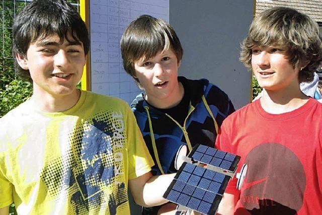 Schüler starten bei Solarrallye