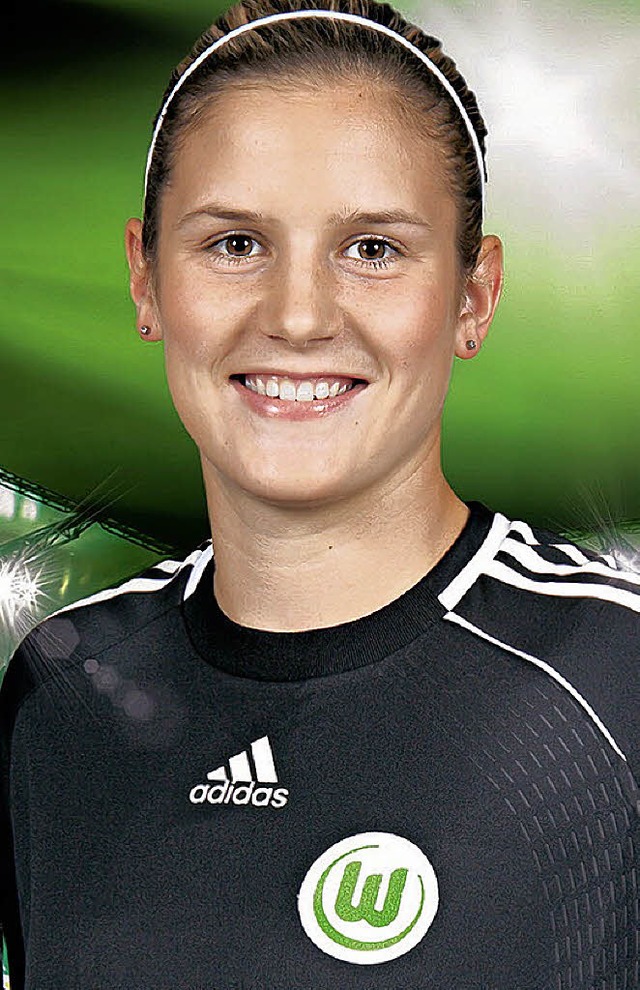 Alisa Vetterlein ist die Nummer eins b...utschen Mannschaft bei der Frauen-WM.   | Foto: vfl Wolfsburg