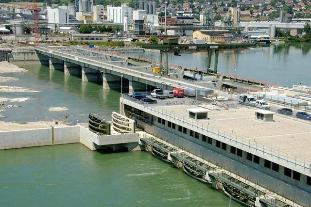 Neues Wasserkraftwerk Rheinfelden: VIPs kommen zur Einweihung
