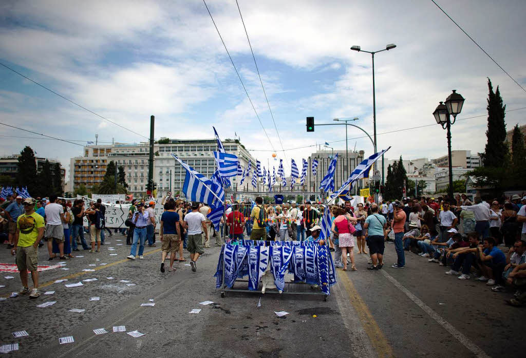 Ausschreitungen in Athen