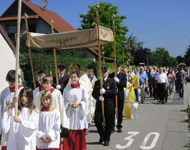 Hinter dem &#8222;Allerheiligsten&#822...cherstangen&quot; den Ehrenplatz ein.   | Foto: Otmar Faller