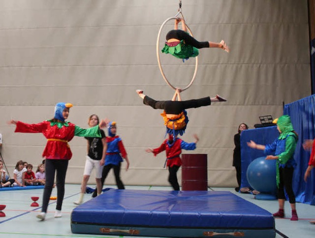 Groer Auftritt hatte der Zirkus &quot...ag in der Zielmattenhalle in Grenzach.  | Foto: Silvia Eismann