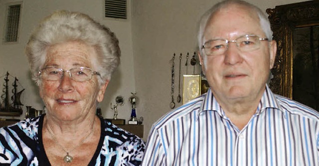 Hilda und Gnter Kownatzki feiern  goldene Hochzeit.   | Foto: Werner Probst