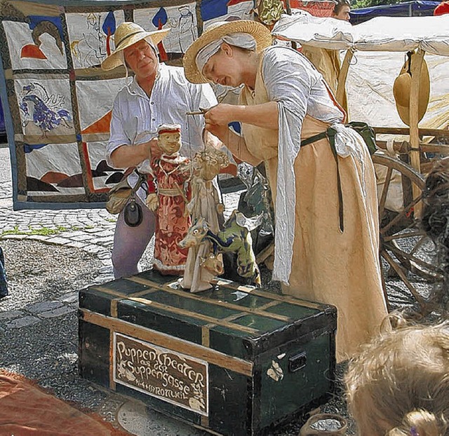 Das Puppentheater aus der Suppengasse .... Juli auf dem alten Festhallenplatz.   | Foto: Promo