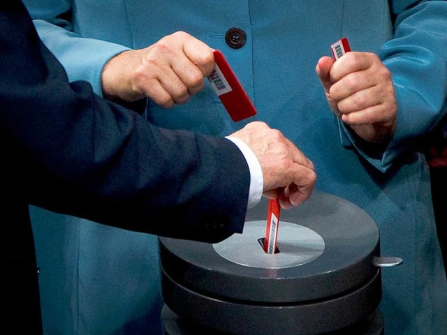 Abstimmung im Bundestag zum Atomausstieg 2022.  | Foto: dpa