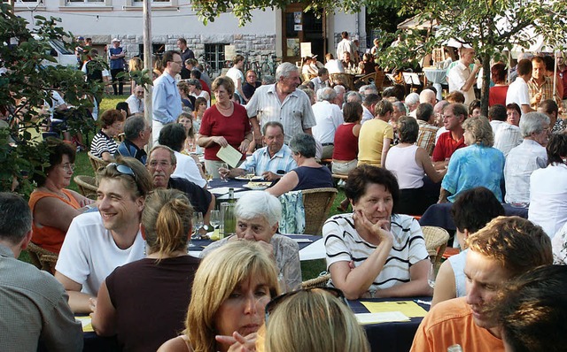 Wein im Garten des Museums in Efringen...gnet &#8211; das Bild entstand 2005.    | Foto: Lauber