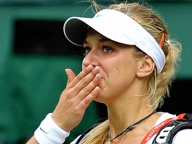 Sabine Lisicki scheiterte im Halbfinale in Wimbledon.  | Foto: dpa