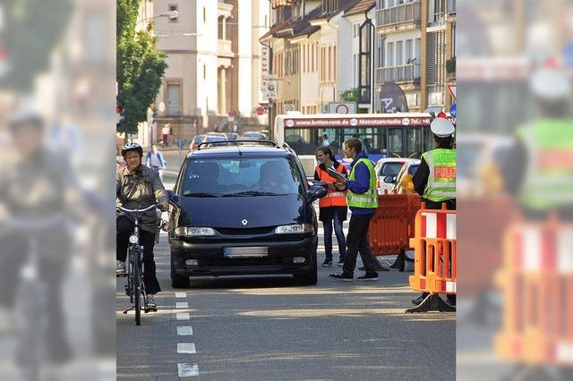 Schler befragen Fahrer