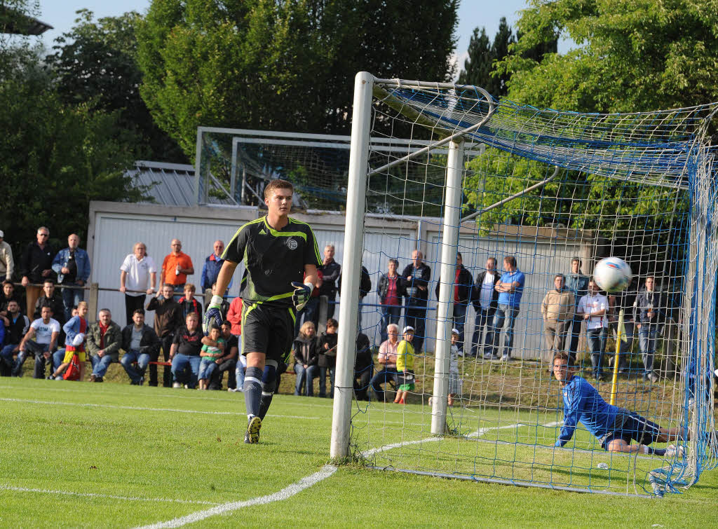 Elf Mal schlug der Ball im Radolfzeller Tor ein.